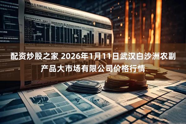 配资炒股之家 2026年1月11日武汉白沙洲农副产品大市场有限公司价格行情